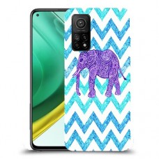אלפנט סגול כיסוי מגן קשיח מעוצב ל Xiaomi Mi 10T Pro 5G יחידה אחת סקרין מובייל