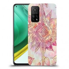 חמניות מוזרה סגולה כיסוי מגן קשיח מעוצב ל Xiaomi Mi 10T Pro 5G יחידה אחת סקרין מובייל