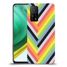 פסים קשת כיסוי מגן קשיח מעוצב ל Xiaomi Mi 10T Pro 5G יחידה אחת סקרין מובייל