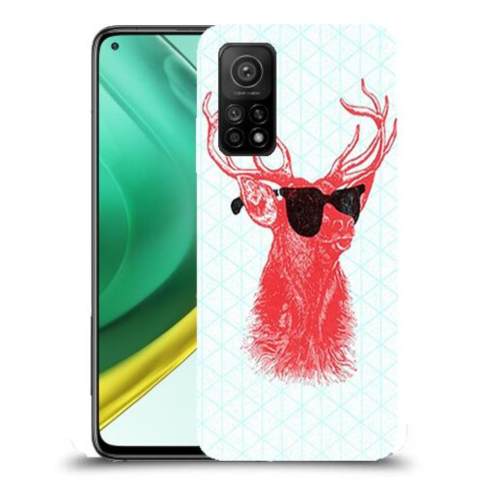 אדג אדום במשקפיים כיסוי מגן קשיח מעוצב ל Xiaomi Mi 10T Pro 5G יחידה אחת סקרין מובייל