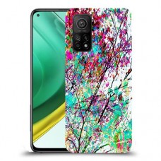 באביב בסגול כיסוי מגן קשיח מעוצב ל Xiaomi Mi 10T Pro 5G יחידה אחת סקרין מובייל