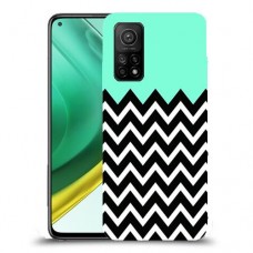 פסים במנטה כיסוי מגן קשיח מעוצב ל Xiaomi Mi 10T Pro 5G יחידה אחת סקרין מובייל
