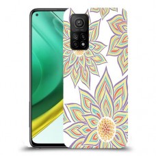 חמניות בלבן כיסוי מגן קשיח מעוצב ל Xiaomi Mi 10T Pro 5G יחידה אחת סקרין מובייל