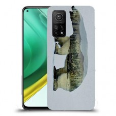 דוב לבן כיסוי מגן קשיח מעוצב ל Xiaomi Mi 10T Pro 5G יחידה אחת סקרין מובייל