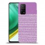 נקודות לבנות בסגול כיסוי מגן קשיח מעוצב ל Xiaomi Mi 10T Pro 5G יחידה אחת סקרין מובייל