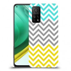 שורות צהובות-ירוקות כיסוי מגן קשיח מעוצב ל Xiaomi Mi 10T Pro 5G יחידה אחת סקרין מובייל