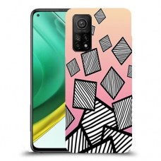 זאברה ריבועים כיסוי מגן קשיח מעוצב ל Xiaomi Mi 10T Pro 5G יחידה אחת סקרין מובייל