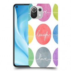 אהבה צחוק חיים כיסוי מגן קשיח מעוצב ל Xiaomi Mi 11 Lite 5G יחידה אחת סקרין מובייל