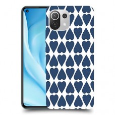 לבבות פסיפס כיסוי מגן קשיח מעוצב ל Xiaomi Mi 11 Lite 5G יחידה אחת סקרין מובייל
