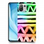 ניאון גיאומטריה כיסוי מגן קשיח מעוצב ל Xiaomi Mi 11 Lite 5G יחידה אחת סקרין מובייל
