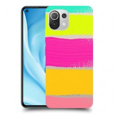 ניאון קשת כיסוי מגן קשיח מעוצב ל Xiaomi Mi 11 Lite 5G יחידה אחת סקרין מובייל