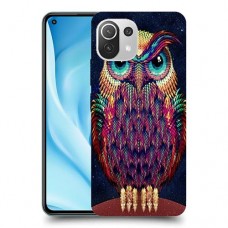 ינשוף הלילה כיסוי מגן קשיח מעוצב ל Xiaomi Mi 11 Lite 5G יחידה אחת סקרין מובייל