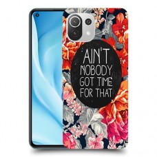 אף אחד לא קיבל זמן כיסוי מגן קשיח מעוצב ל Xiaomi Mi 11 Lite 5G יחידה אחת סקרין מובייל