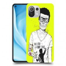 לא חולצת טריקו מצחיקה כיסוי מגן קשיח מעוצב ל Xiaomi Mi 11 Lite 5G יחידה אחת סקרין מובייל