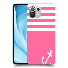 ורוד ימית כיסוי מגן קשיח מעוצב ל Xiaomi Mi 11 Lite 5G יחידה אחת סקרין מובייל