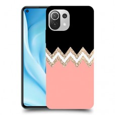 ורוד-לבן-לבן כיסוי מגן קשיח מעוצב ל Xiaomi Mi 11 Lite 5G יחידה אחת סקרין מובייל