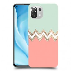 ורוד ירוק כיסוי מגן קשיח מעוצב ל Xiaomi Mi 11 Lite 5G יחידה אחת סקרין מובייל