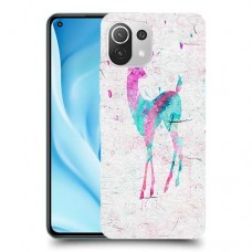 ורוד אייל כיסוי מגן קשיח מעוצב ל Xiaomi Mi 11 Lite 5G יחידה אחת סקרין מובייל