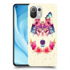 פיקסל וולף כיסוי מגן קשיח מעוצב ל Xiaomi Mi 11 Lite 5G יחידה אחת סקרין מובייל