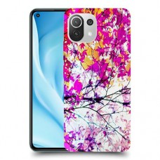 סתיו סגול כיסוי מגן קשיח מעוצב ל Xiaomi Mi 11 Lite 5G יחידה אחת סקרין מובייל