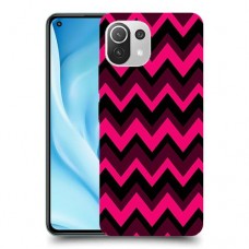 קווי סגול כיסוי מגן קשיח מעוצב ל Xiaomi Mi 11 Lite 5G יחידה אחת סקרין מובייל