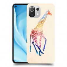 קשת ג 'ירפה כיסוי מגן קשיח מעוצב ל Xiaomi Mi 11 Lite 5G יחידה אחת סקרין מובייל