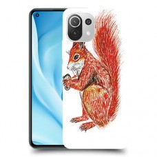 סקוור עשיר כיסוי מגן קשיח מעוצב ל Xiaomi Mi 11 Lite 5G יחידה אחת סקרין מובייל