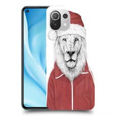 סנטה אריה כיסוי מגן קשיח מעוצב ל Xiaomi Mi 11 Lite 5G יחידה אחת סקרין מובייל