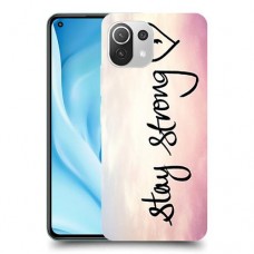 הישאר חזק כיסוי מגן קשיח מעוצב ל Xiaomi Mi 11 Lite 5G יחידה אחת סקרין מובייל
