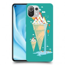 גלידה סאני כיסוי מגן קשיח מעוצב ל Xiaomi Mi 11 Lite 5G יחידה אחת סקרין מובייל