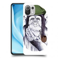 חשיבה קוף כיסוי מגן קשיח מעוצב ל Xiaomi Mi 11 Lite 5G יחידה אחת סקרין מובייל
