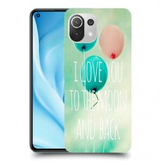 עד הירח ובחזרה כיסוי מגן קשיח מעוצב ל Xiaomi Mi 11 Lite 5G יחידה אחת סקרין מובייל