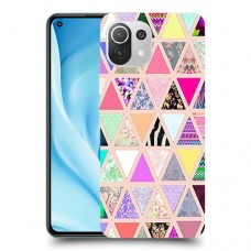 משולש הנאה כיסוי מגן קשיח מעוצב ל Xiaomi Mi 11 Lite 5G יחידה אחת סקרין מובייל