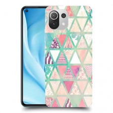 משולשים כיסוי מגן קשיח מעוצב ל Xiaomi Mi 11 Lite 5G יחידה אחת סקרין מובייל