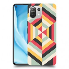 הצגת הפשטה כיסוי מגן קשיח מעוצב ל Xiaomi Mi 11 Lite 5G יחידה אחת סקרין מובייל
