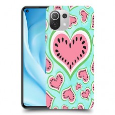 אבטיח אהבה כיסוי מגן קשיח מעוצב ל Xiaomi Mi 11 Lite 5G יחידה אחת סקרין מובייל