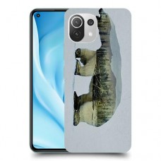 דוב לבן כיסוי מגן קשיח מעוצב ל Xiaomi Mi 11 Lite 5G יחידה אחת סקרין מובייל