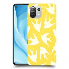 צהוב ציפור החיים כיסוי מגן קשיח מעוצב ל Xiaomi Mi 11 Lite 5G יחידה אחת סקרין מובייל