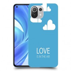 אהבה באוויר כיסוי מגן קשיח מעוצב ל Xiaomi Mi 11 Lite יחידה אחת סקרין מובייל