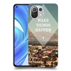 לגרום לדברים לקרות כיסוי מגן קשיח מעוצב ל Xiaomi Mi 11 Lite יחידה אחת סקרין מובייל
