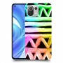 ניאון גיאומטריה כיסוי מגן קשיח מעוצב ל Xiaomi Mi 11 Lite יחידה אחת סקרין מובייל