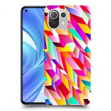 פסים ניאון כיסוי מגן קשיח מעוצב ל Xiaomi Mi 11 Lite יחידה אחת סקרין מובייל