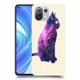 לילה מכושף כיסוי מגן קשיח מעוצב ל Xiaomi Mi 11 Lite יחידה אחת סקרין מובייל