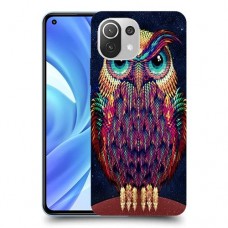 ינשוף הלילה כיסוי מגן קשיח מעוצב ל Xiaomi Mi 11 Lite יחידה אחת סקרין מובייל