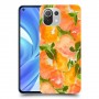 אפרסקים כתומים כיסוי מגן קשיח מעוצב ל Xiaomi Mi 11 Lite יחידה אחת סקרין מובייל