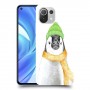 פינגווין בקור כיסוי מגן קשיח מעוצב ל Xiaomi Mi 11 Lite יחידה אחת סקרין מובייל