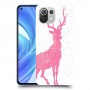 צבי ורוד כיסוי מגן קשיח מעוצב ל Xiaomi Mi 11 Lite יחידה אחת סקרין מובייל