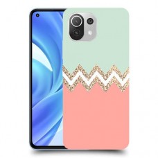 ורוד ירוק כיסוי מגן קשיח מעוצב ל Xiaomi Mi 11 Lite יחידה אחת סקרין מובייל