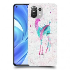 ורוד אייל כיסוי מגן קשיח מעוצב ל Xiaomi Mi 11 Lite יחידה אחת סקרין מובייל