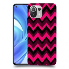 קווי סגול כיסוי מגן קשיח מעוצב ל Xiaomi Mi 11 Lite יחידה אחת סקרין מובייל